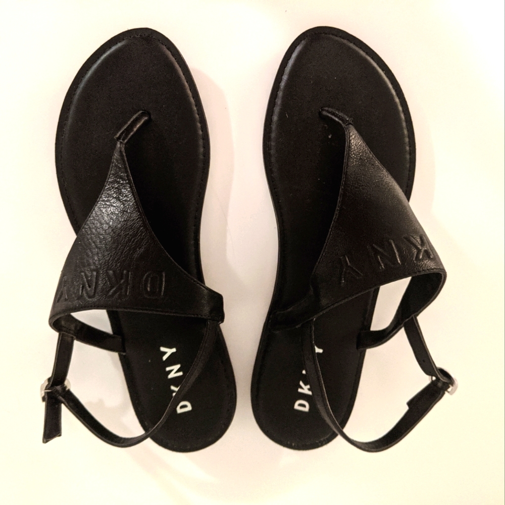 DKNY leather sandals
